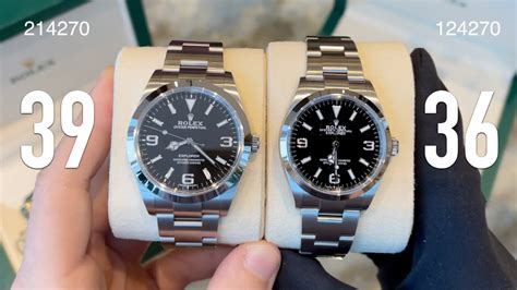 rolex 214270 vs 124270|rolex explorer 39mm 214270.